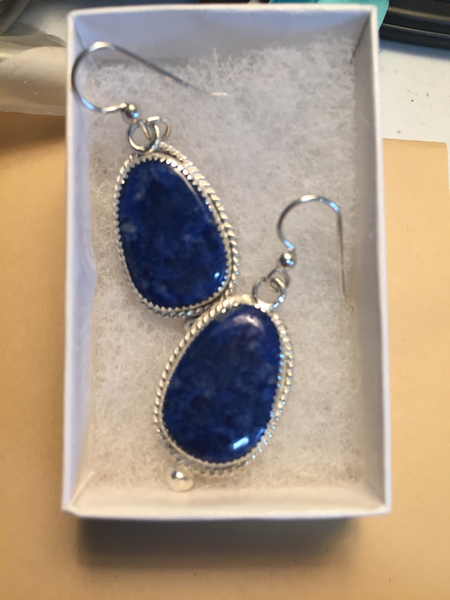 Lapis Drop Earrings